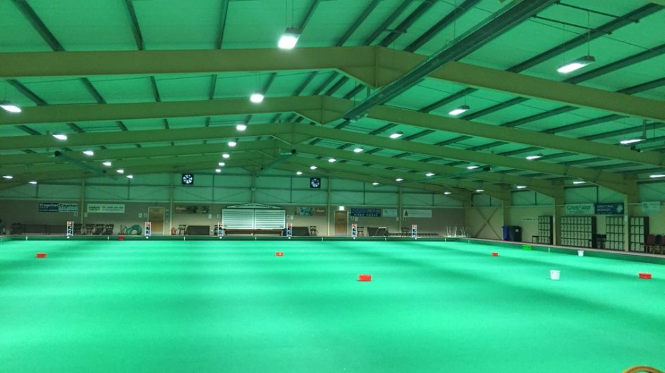 Indoor bowling club LED lighting installation