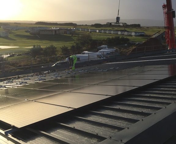 Royal Dornoch Golf Club Maintenance Facility solar installation